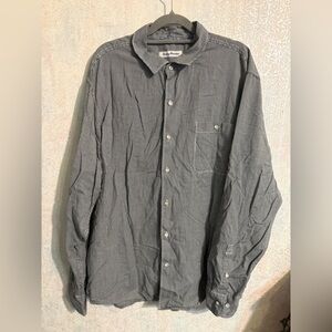 Tommy Bahama Black and White Button Down Shirt, Casual, Dress Up or Down, Sz XL